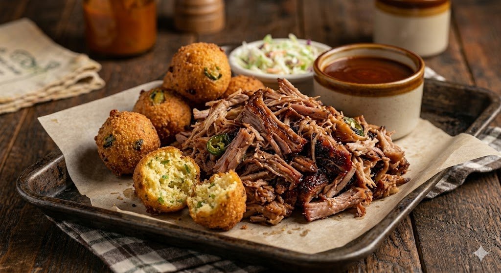 pulled pork and jalapeno poppers